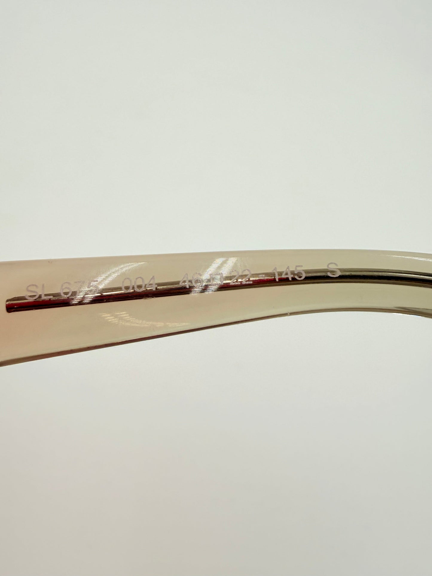 Sunglasses Luxury Designer By Yves Saint Laurent In Beige