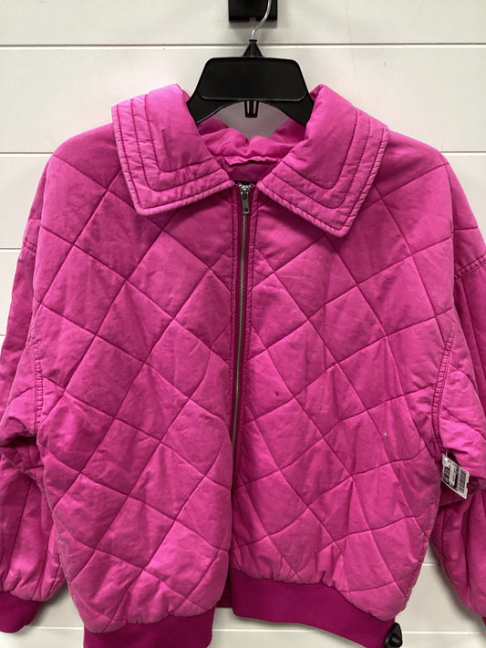Coat Puffer & Quilted By Wild Fable In Pink, Size:M
