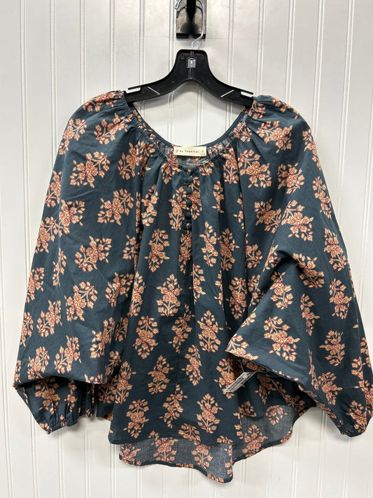 Blouse Ls By By Together In Grey, Size:S