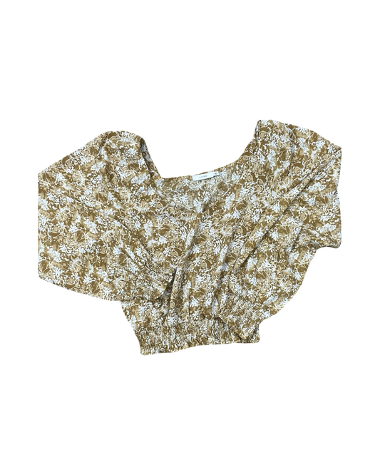 Top Ls By Lush In Gold, Size:S
