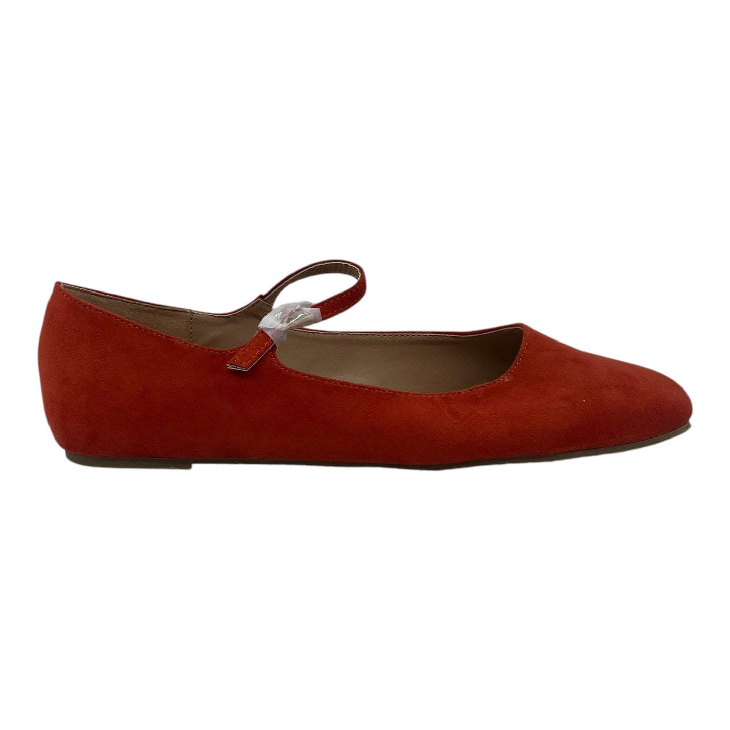 Shoes Flats By Clothes Mentor In Orange, Size:9.5