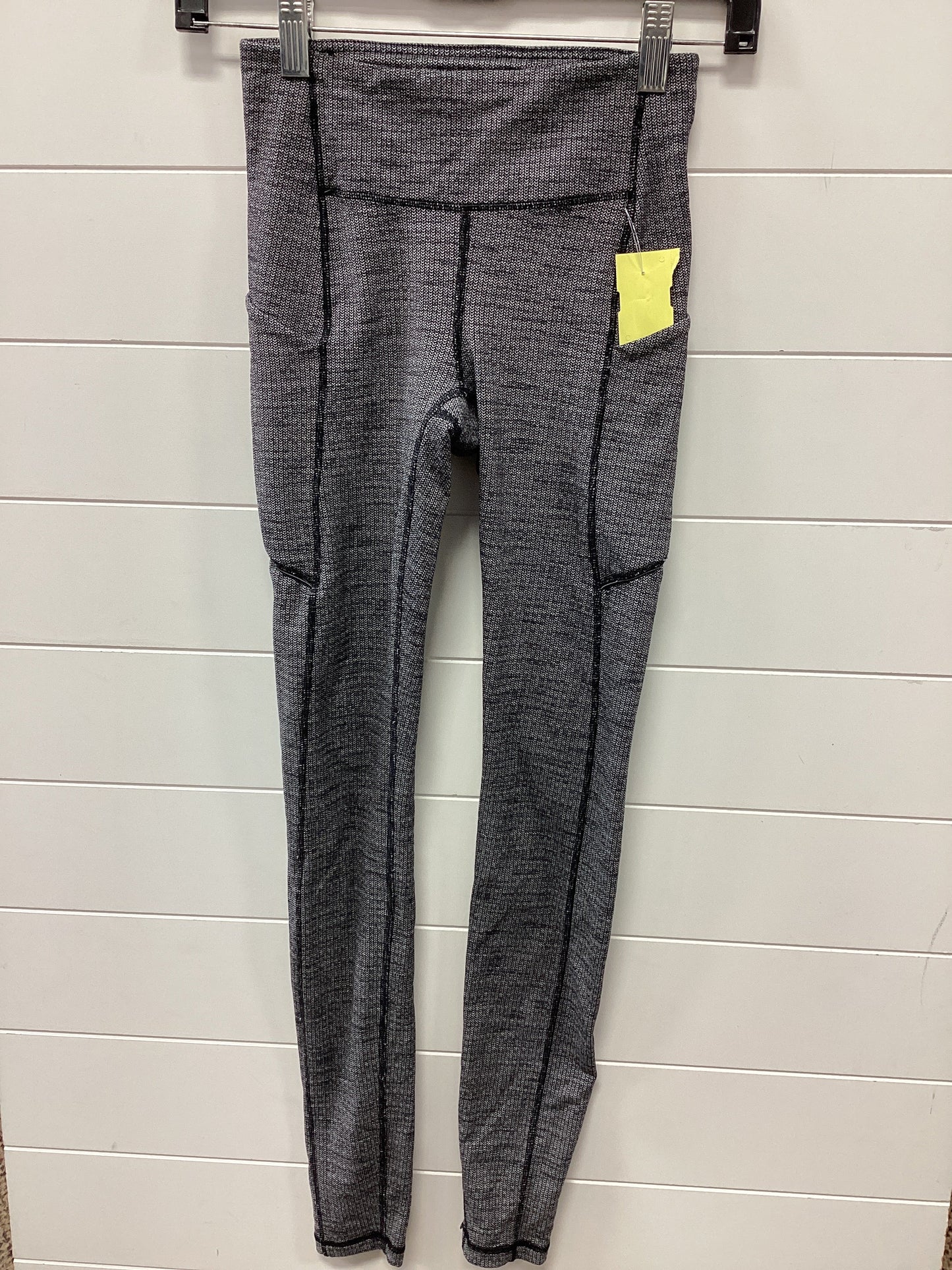 Athletic Leggings By Lululemon In Grey, Size:2
