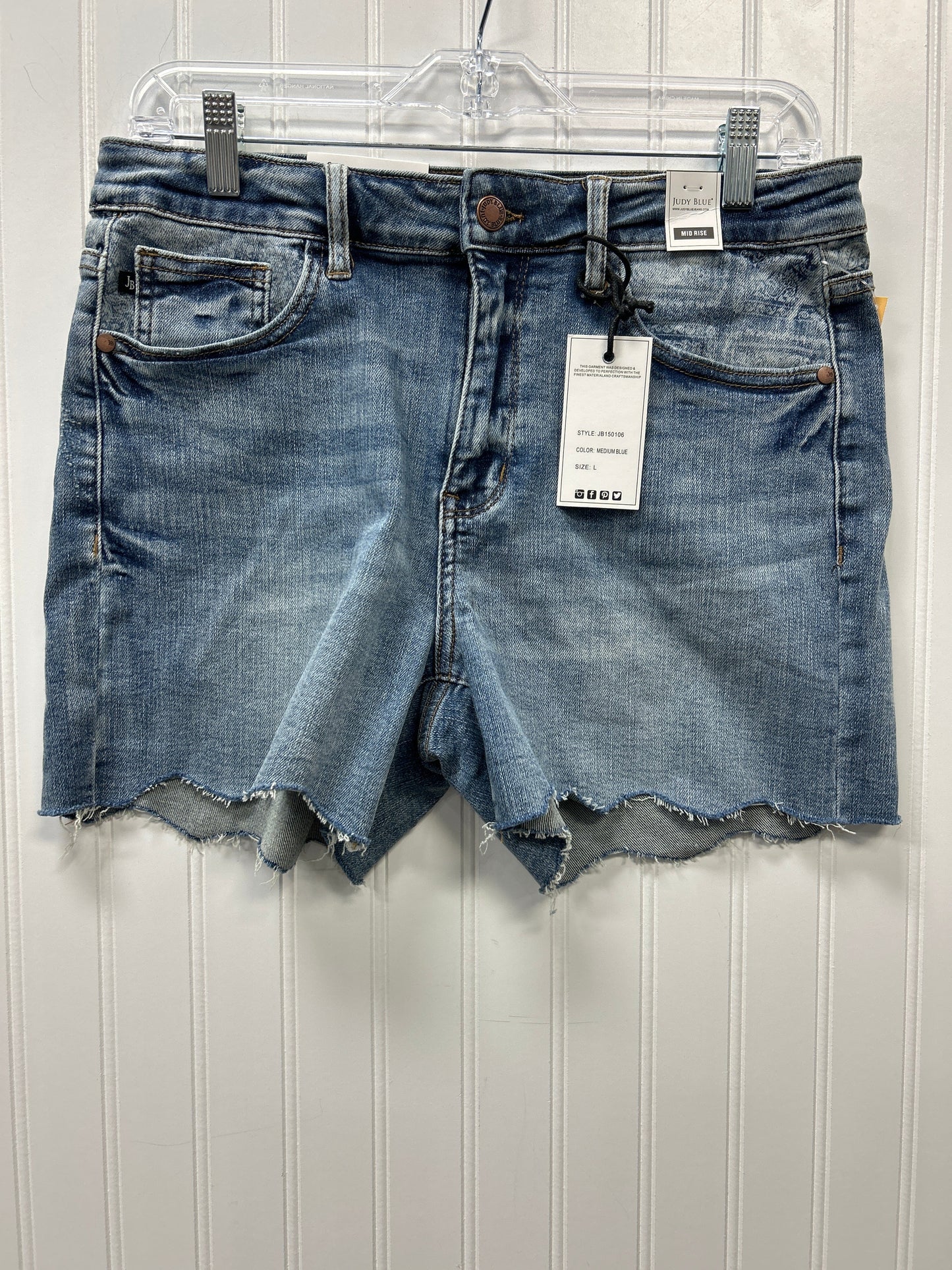 Shorts By Judy Blue In Blue Denim, Size:L