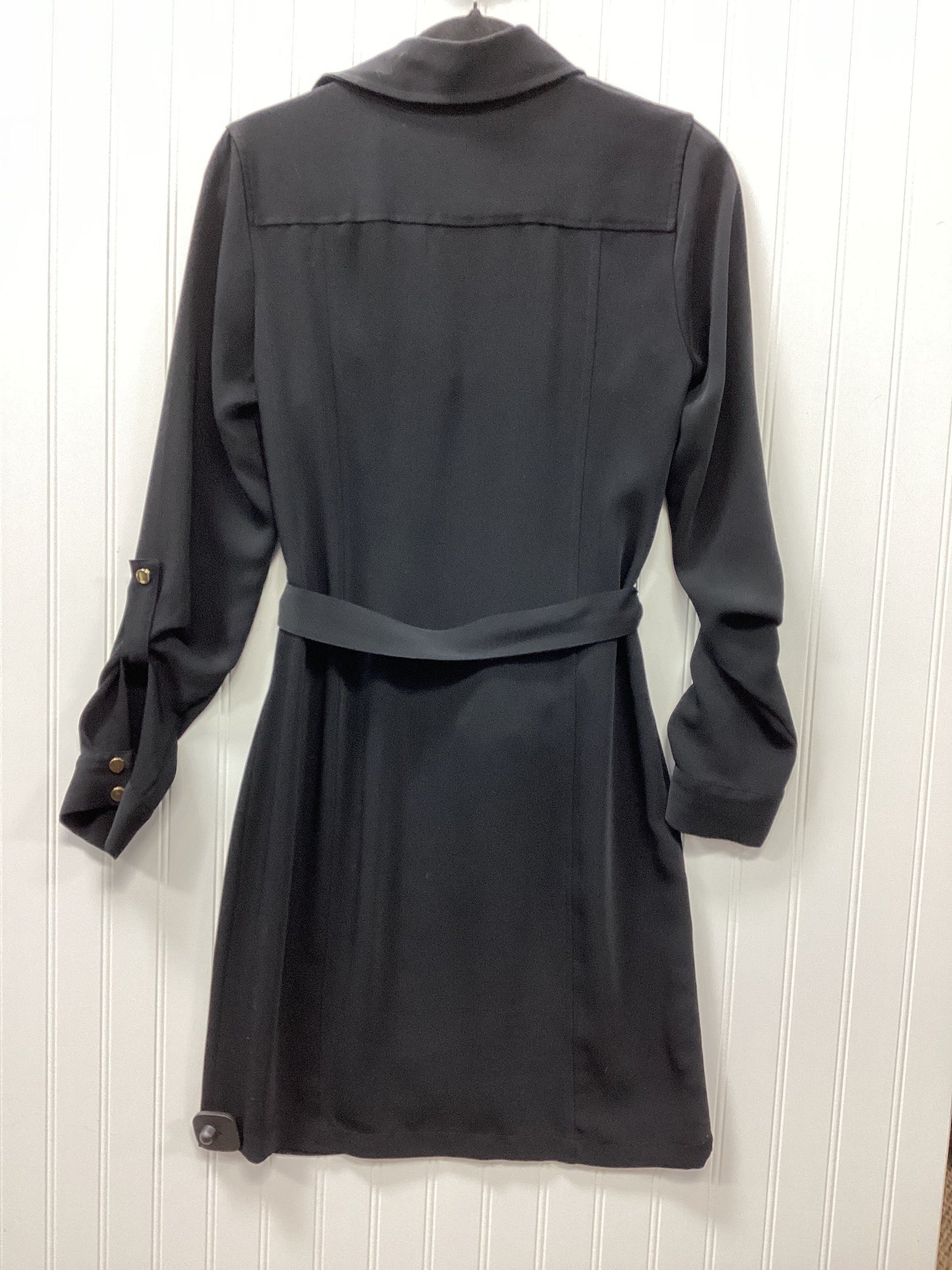 Dress Casual Midi By Calvin Klein In Black, Size:4