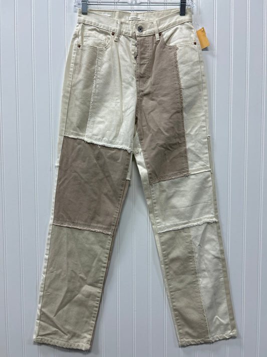 Jeans Straight By Pacsun In Cream Denim, Size:2