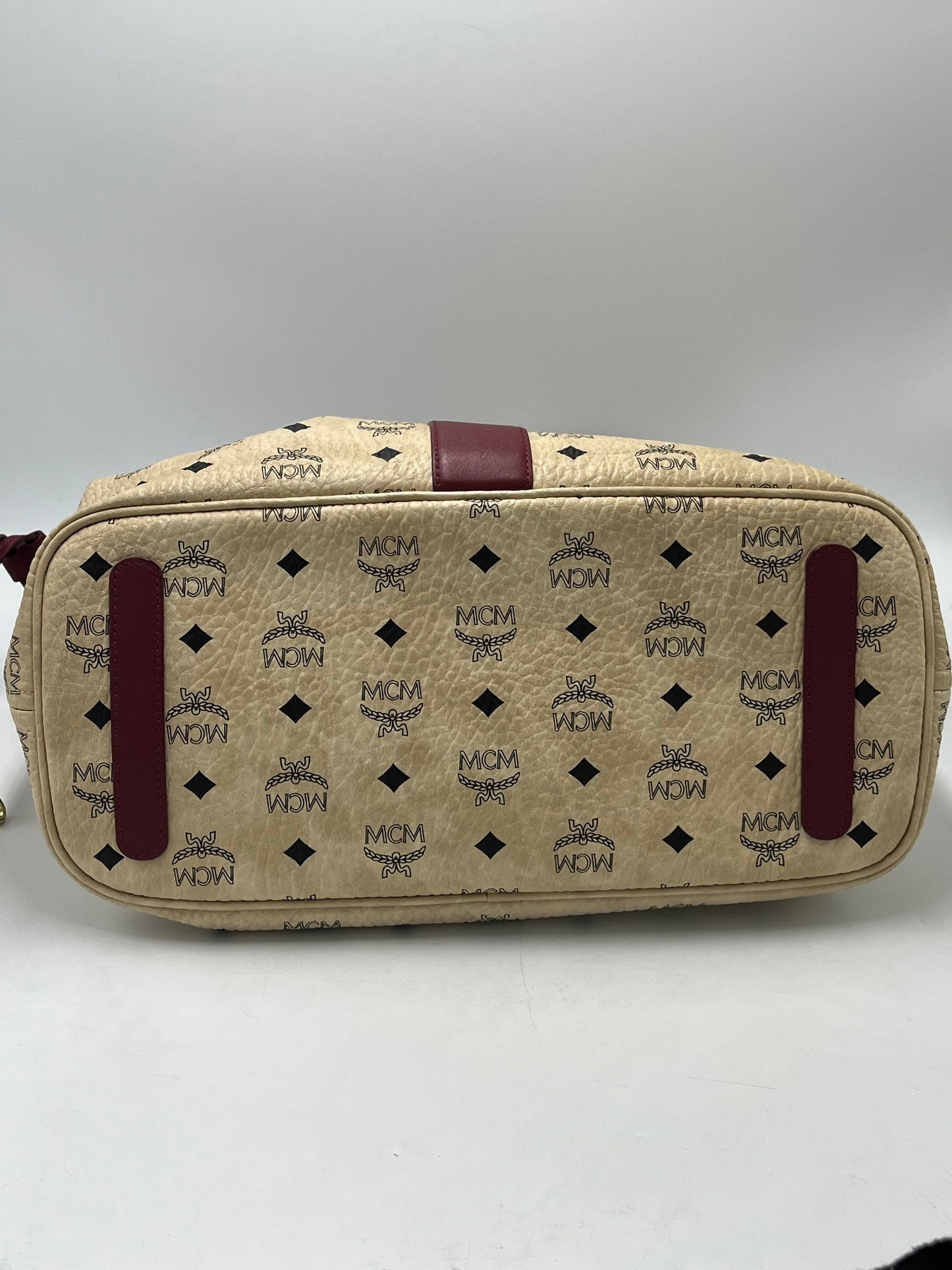 MCM Liz Shopper Luxury Designer Tote w/ Pouchette