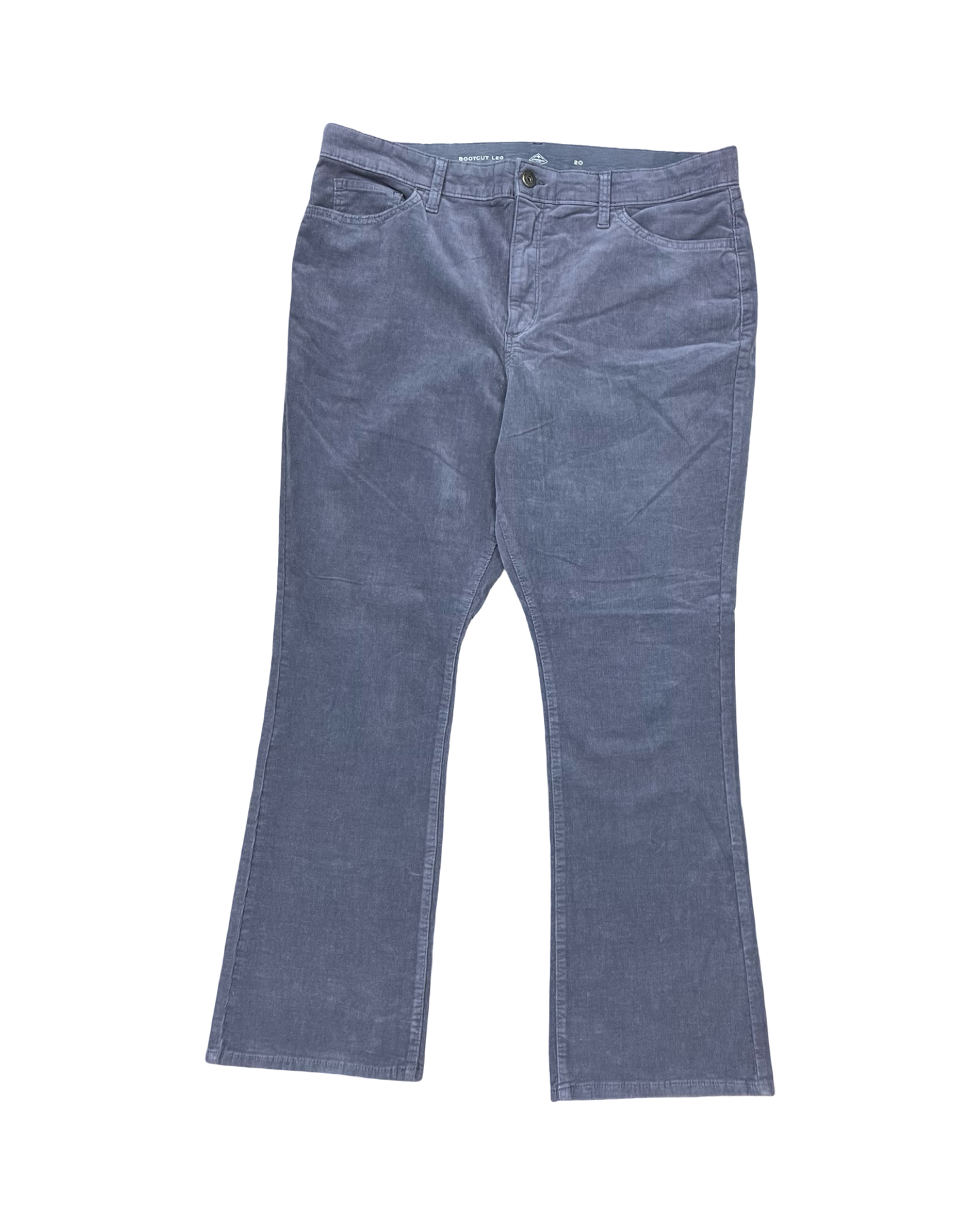 Pants Corduroy By St Johns Bay In Grey, Size:20