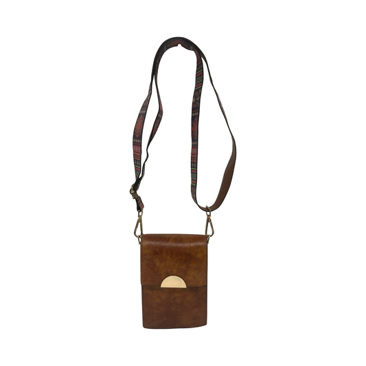 Crossbody By Clothes Mentor In Brown, Size:Small