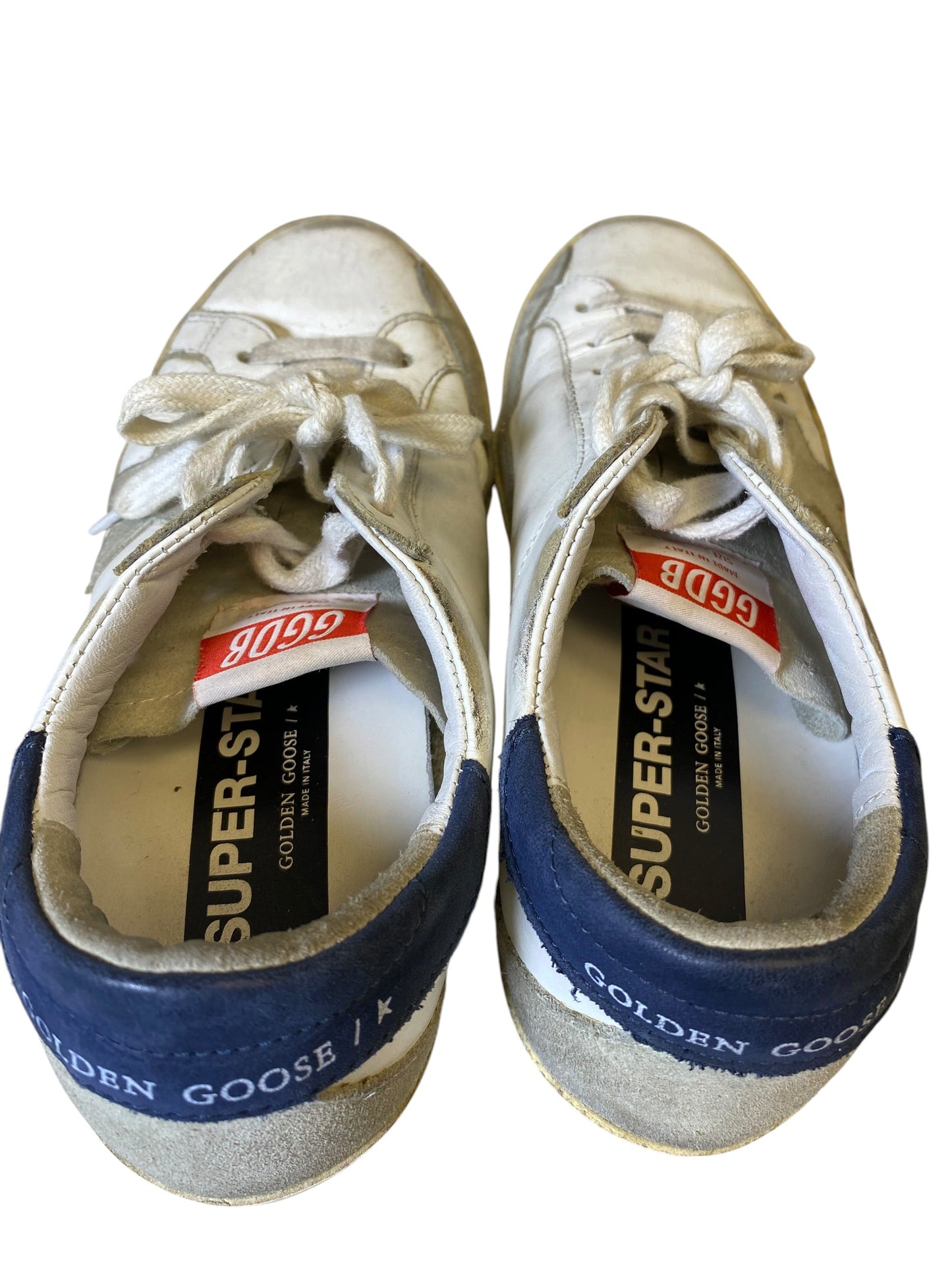 Shoes Luxury Designer By Golden Goose In White, Size: 6.5