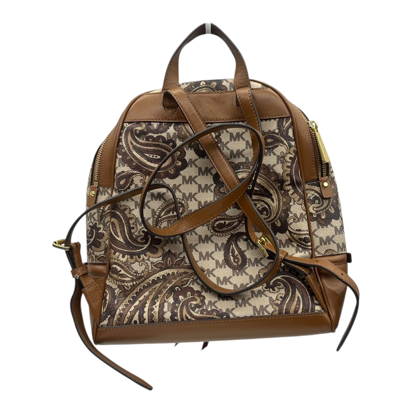 Backpack Designer By Michael Kors In Brown, Size:Large