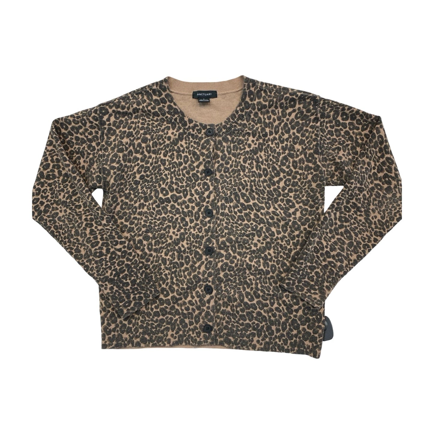 Sweater Cardigan By Sanctuary In Animal Print, Size:S