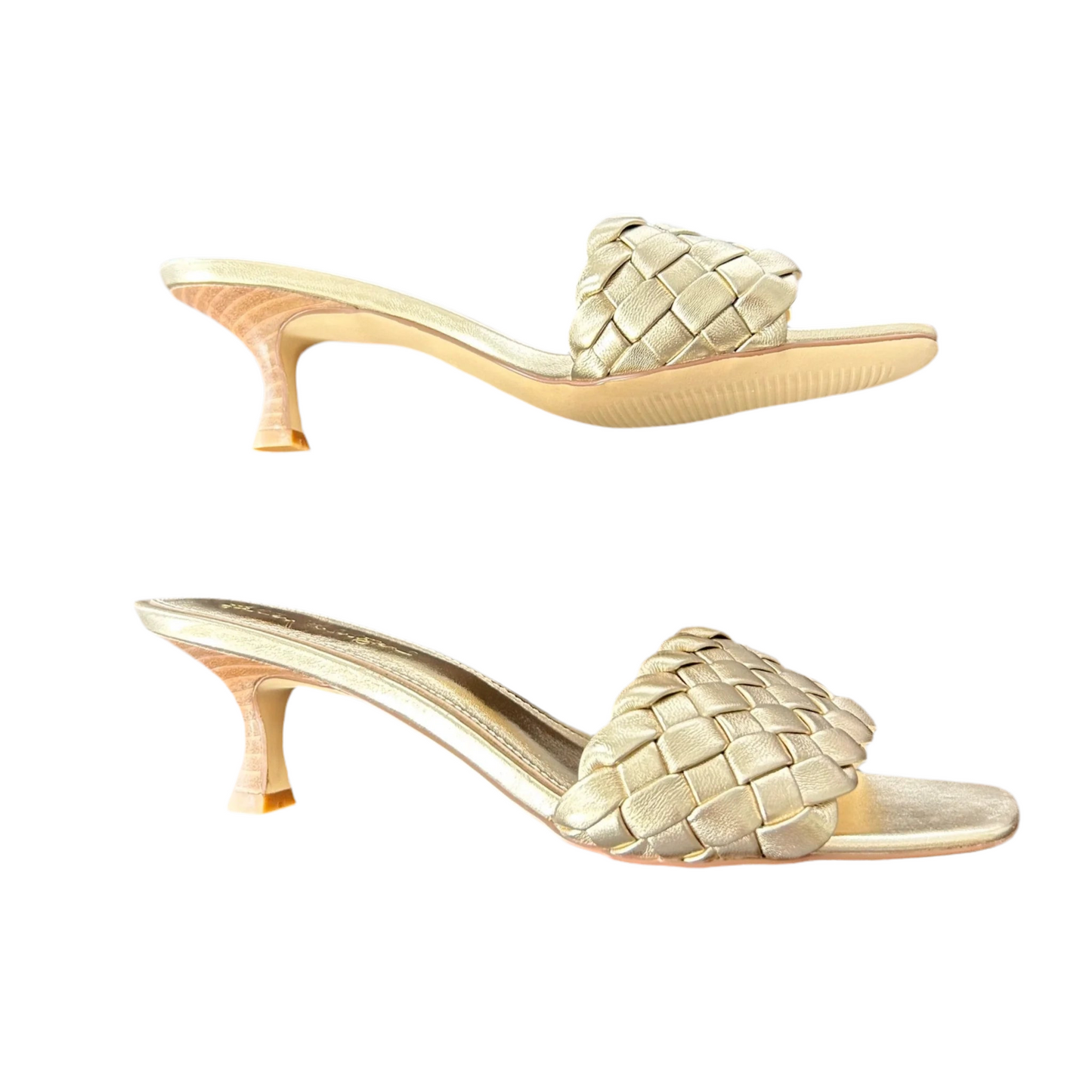 Sandals Designer By Lilly Pulitzer In Gold, Size: 6