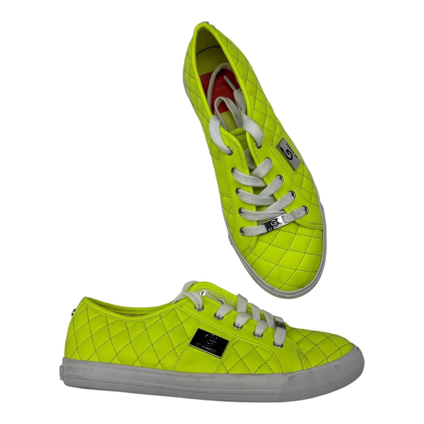 Shoes Sneakers By Guess In Yellow, Size:8.5