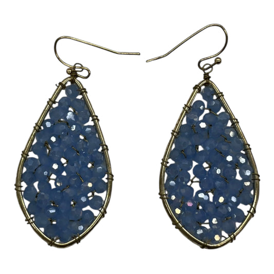 Earrings Statement By Clothes Mentor In Blue & Gold