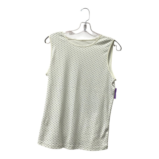 Tank Top By Christopher And Banks In Polkadot Pattern, Size:M