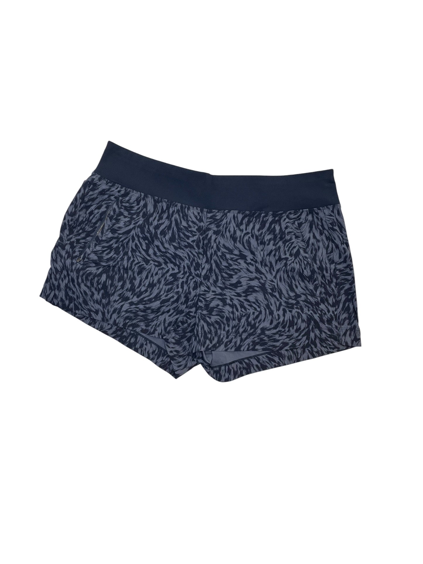Athletic Shorts By Athleta In Blue, Size:1X