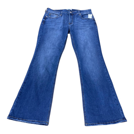 Jeans Boot Cut By Kancan In Blue, Size:14
