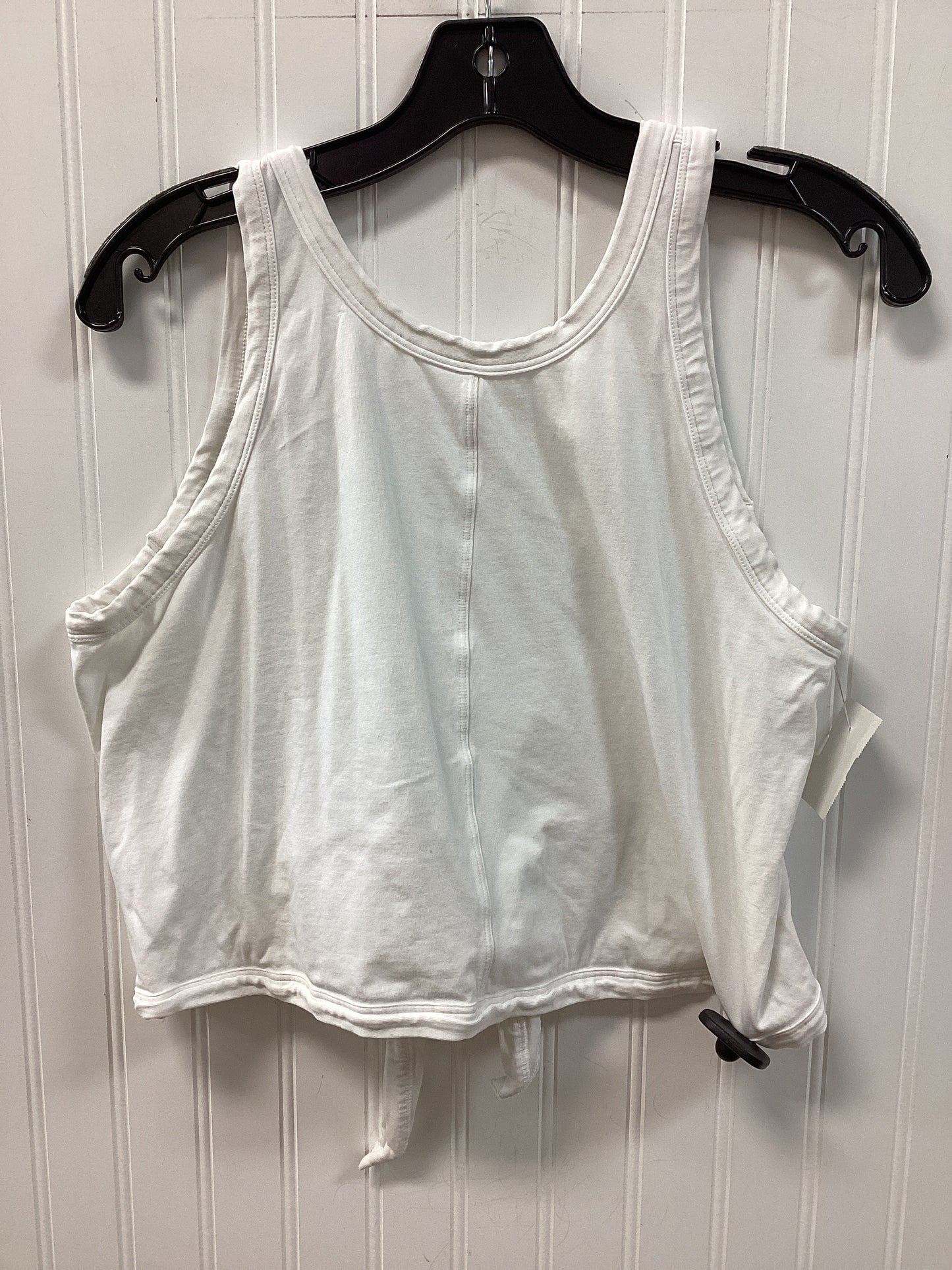 Athletic Tank Top By Lululemon In White, Size:M