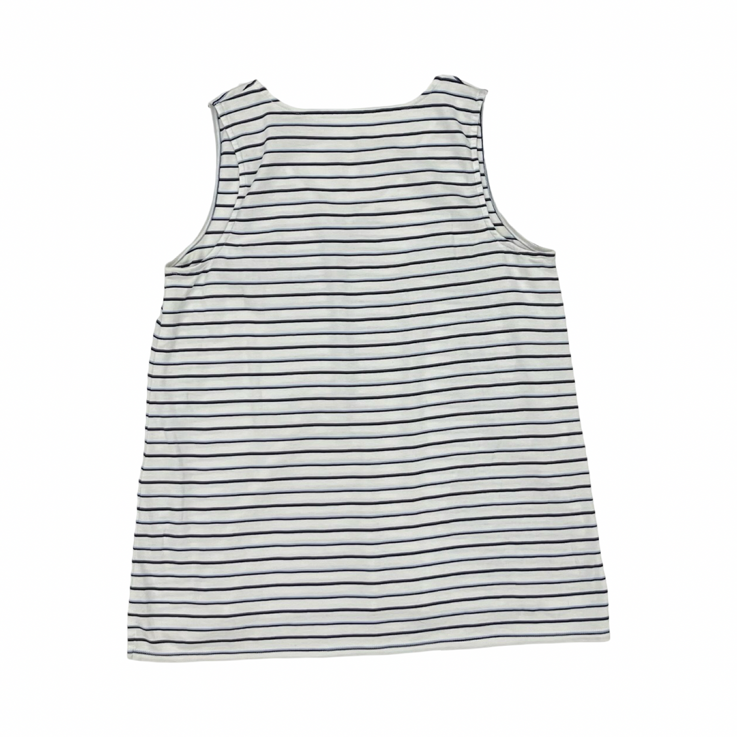 Top Sleeveless By J. Jill In Blue & White, Size:M