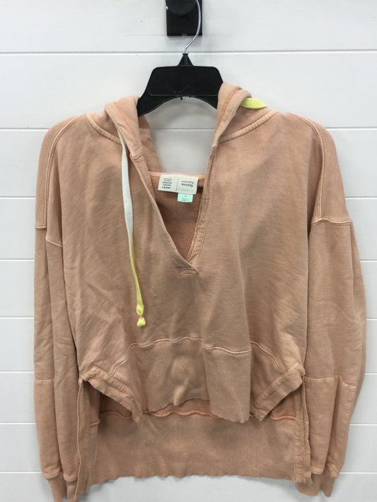 Sweatshirt Hoodie By Anthropologie In Peach, Size:M