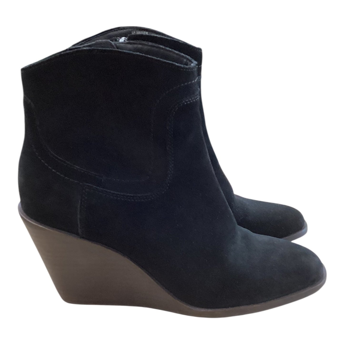 Boots Ankle Heels By Lucky Brand In Black, Size:7.5
