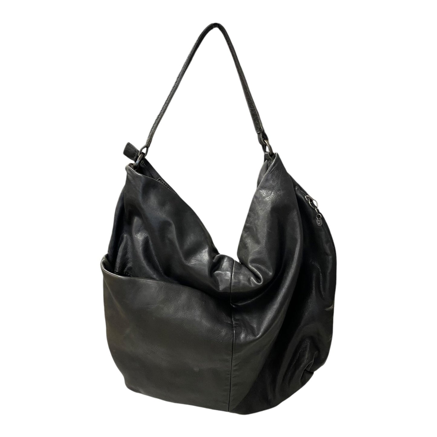 Handbag Leather By Hobo Intl In Black, Size:Large