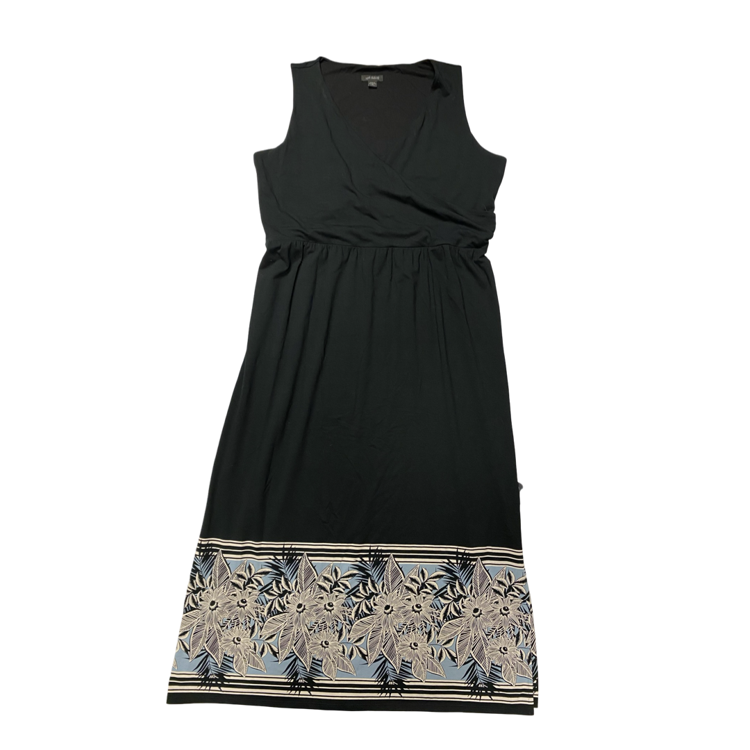 Dress Casual Maxi By J. Jill In Black, Size:Mp