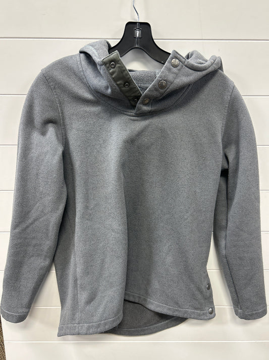 Athletic Top Ls Hoodie By The North Face In Grey, Size:M