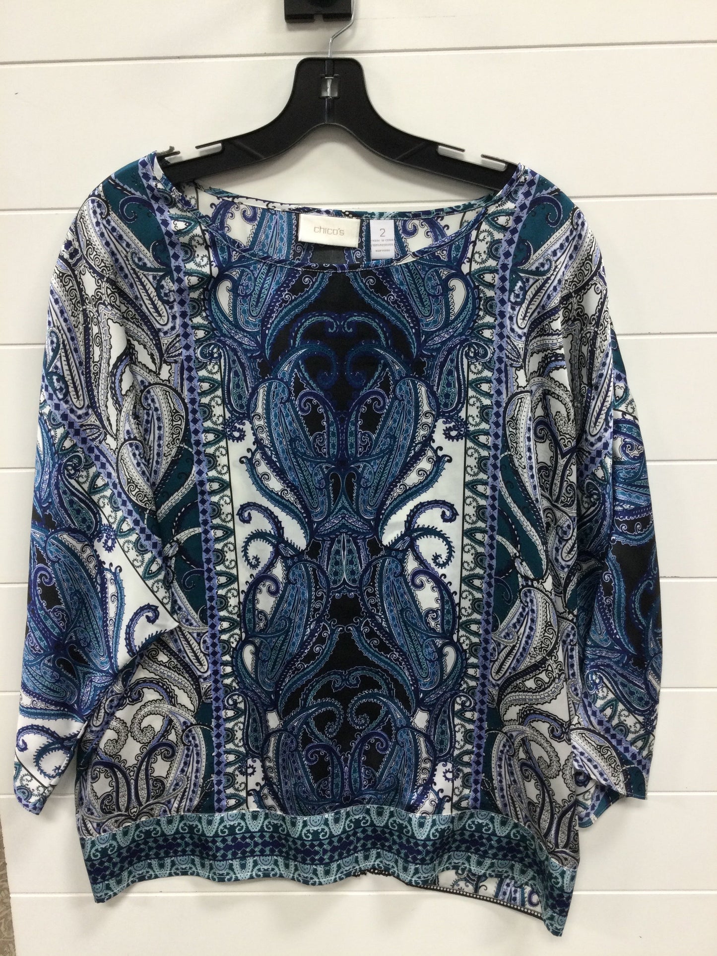 Top Ls By Chicos In Blue, Size:M