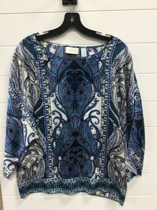 Top Ls By Chicos In Blue, Size:M