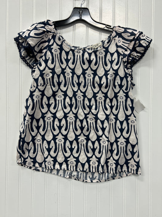 Top Ss By Christian Siriano In Navy, Size:L