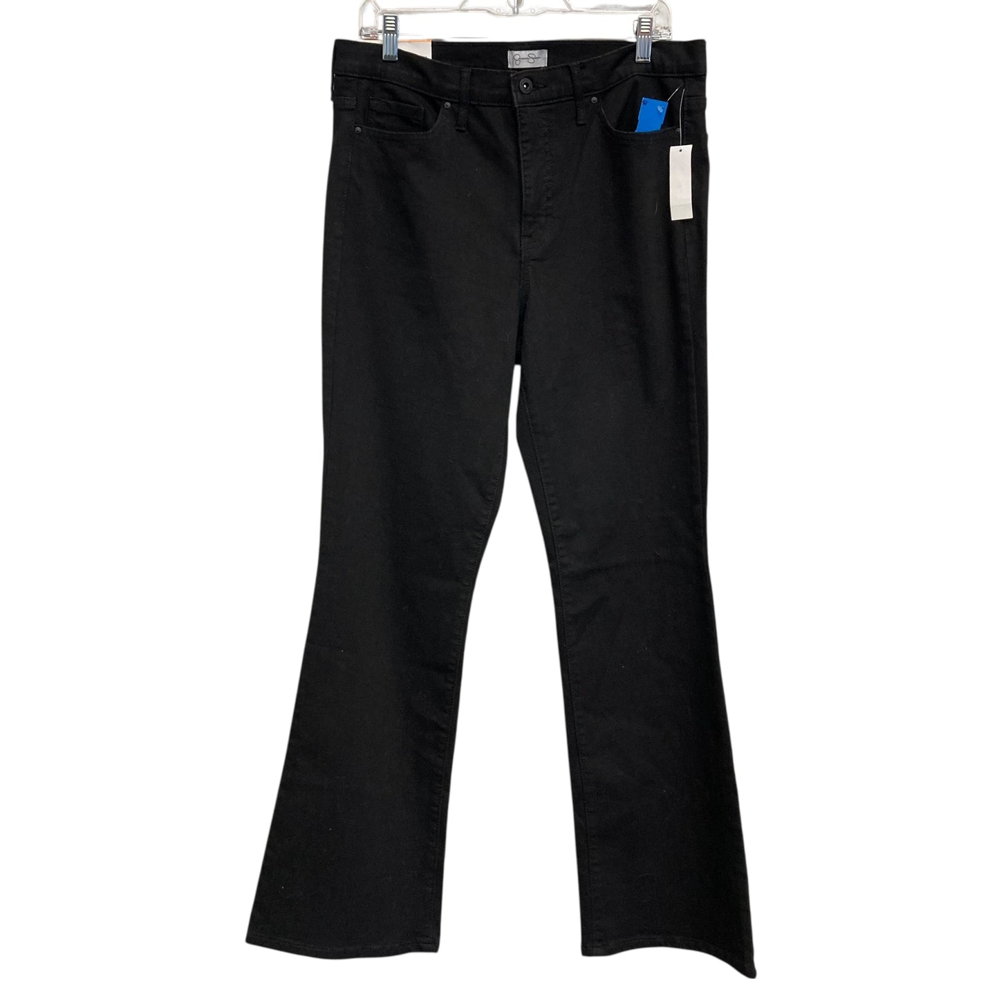 Jeans Boot Cut By Jessica Simpson In Black Denim, Size:12