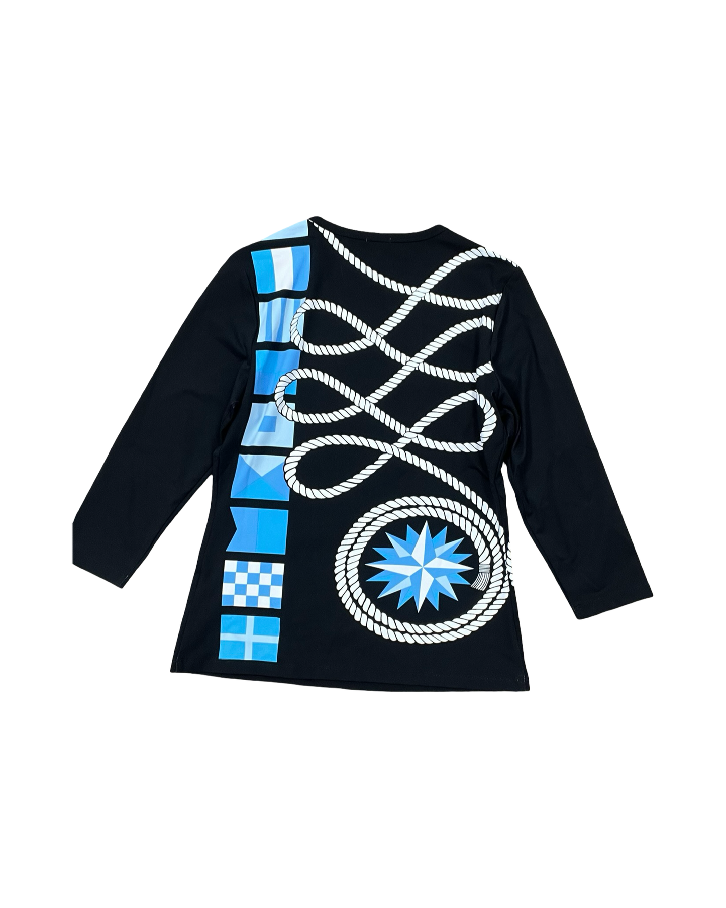Top Ls By J Mclaughlin In Black & Blue, Size:S