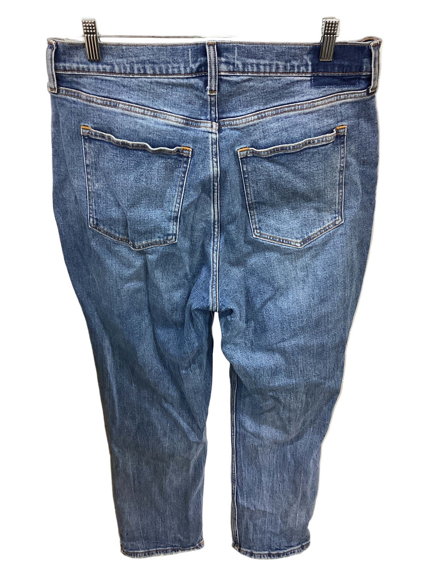 Jeans Straight By Abercrombie And Fitch In Blue Denim, Size:12L