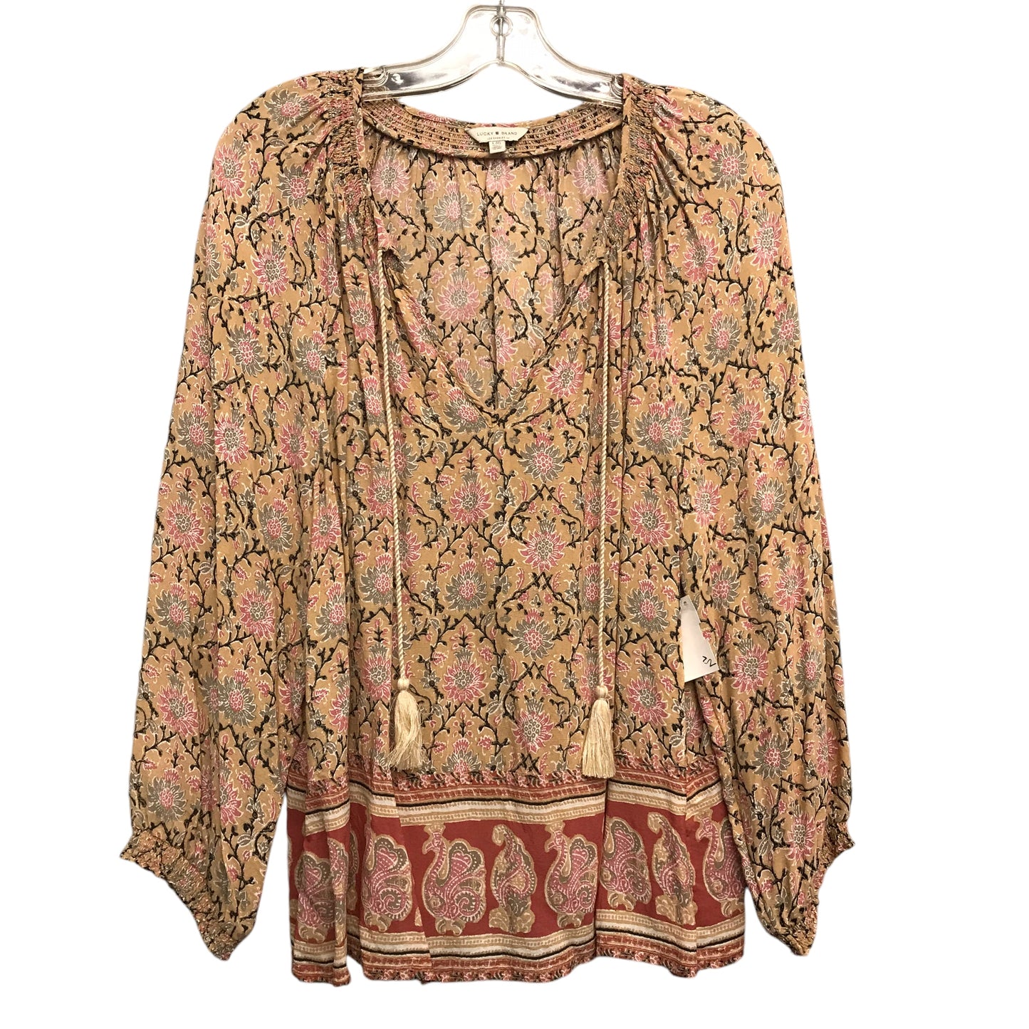 Top Ls By Lucky Brand In Floral Print, Size:L