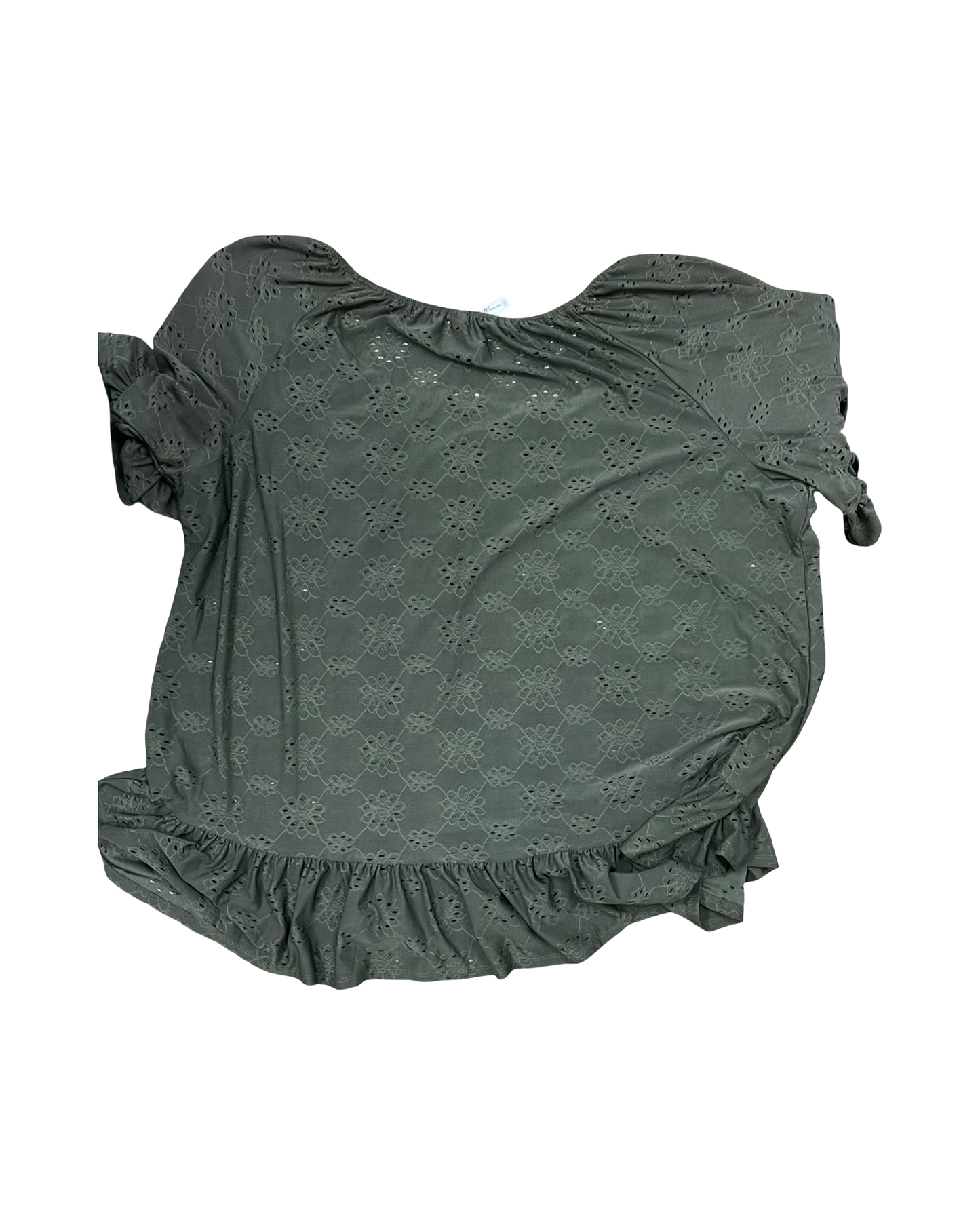 Top Ss By Clothes Mentor In Green, Size:3X