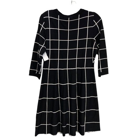Dress Sweater By Rewind In Black & White, Size:Xl