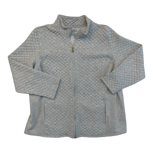 Top Ls By Croft And Barrow In Grey, Size:1X