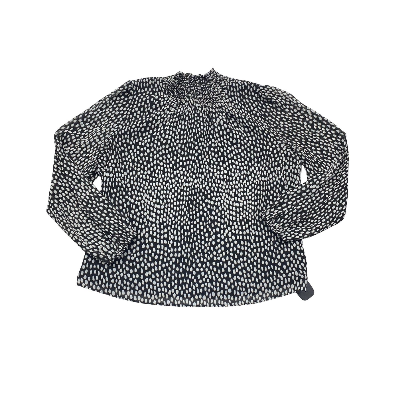 Top Ls By J. Crew In Polkadot Pattern, Size:L