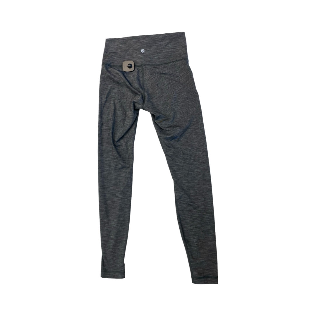 Athletic Leggings By Lululemon In Grey, Size:6