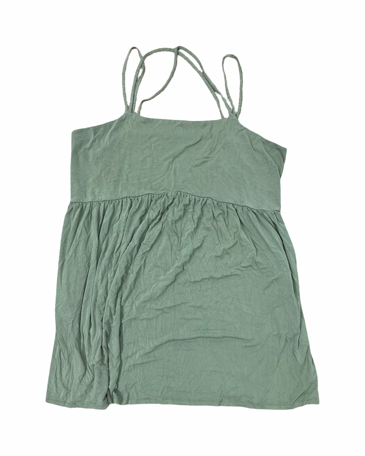 Top Sleeveless By Old Navy In Green, Size:2X