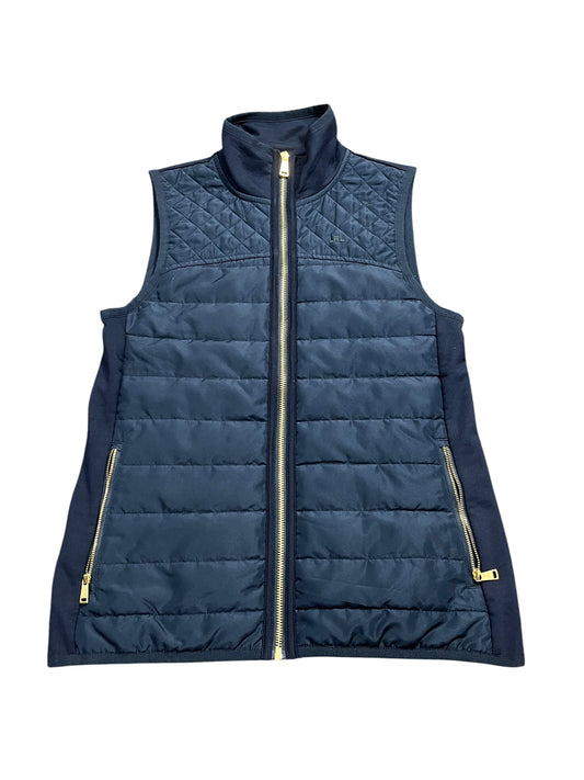 Vest Puffer & Quilted By Lauren By Ralph Lauren In Navy, Size:S