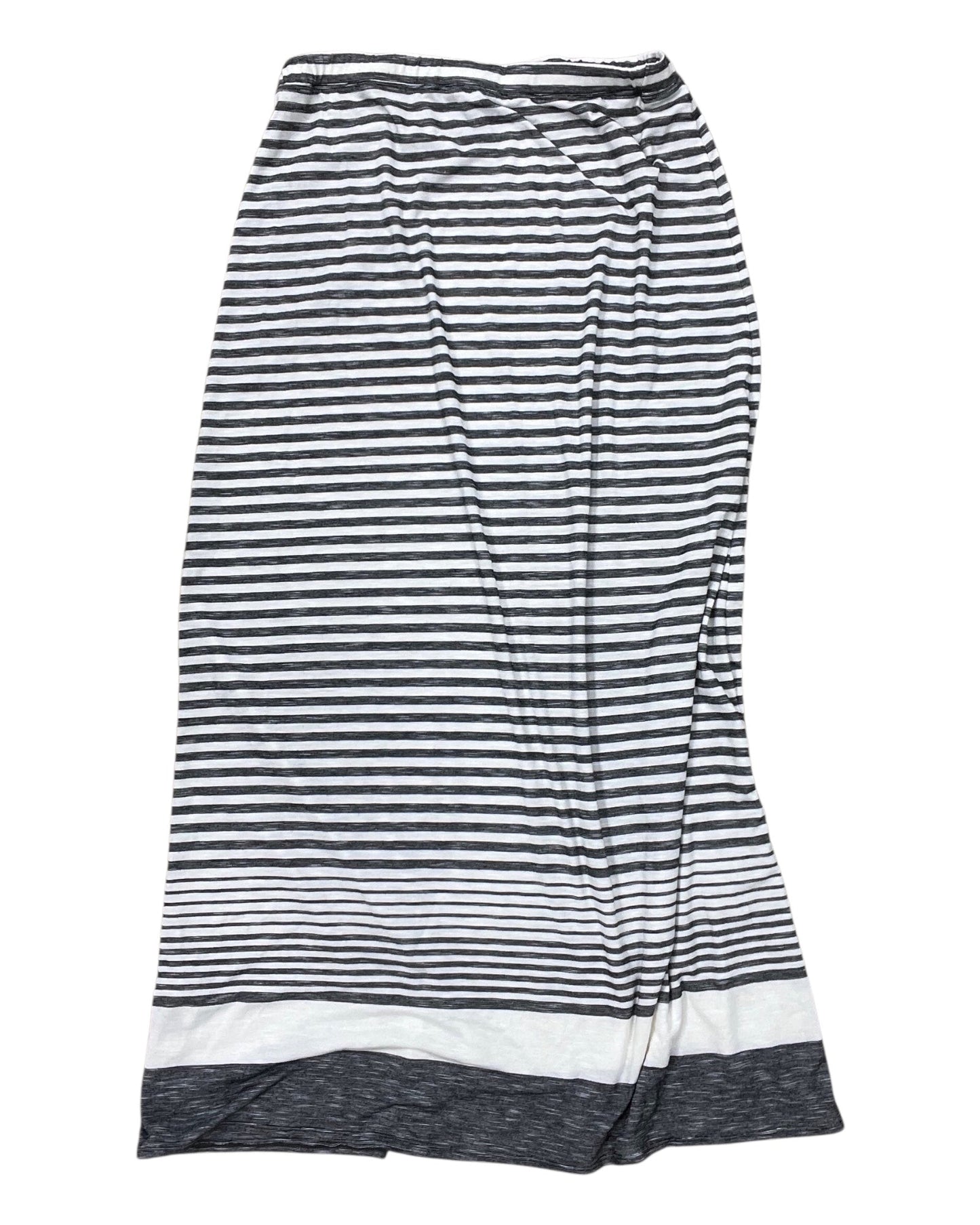 Skirt Maxi By Max Studio In Grey & White, Size:S