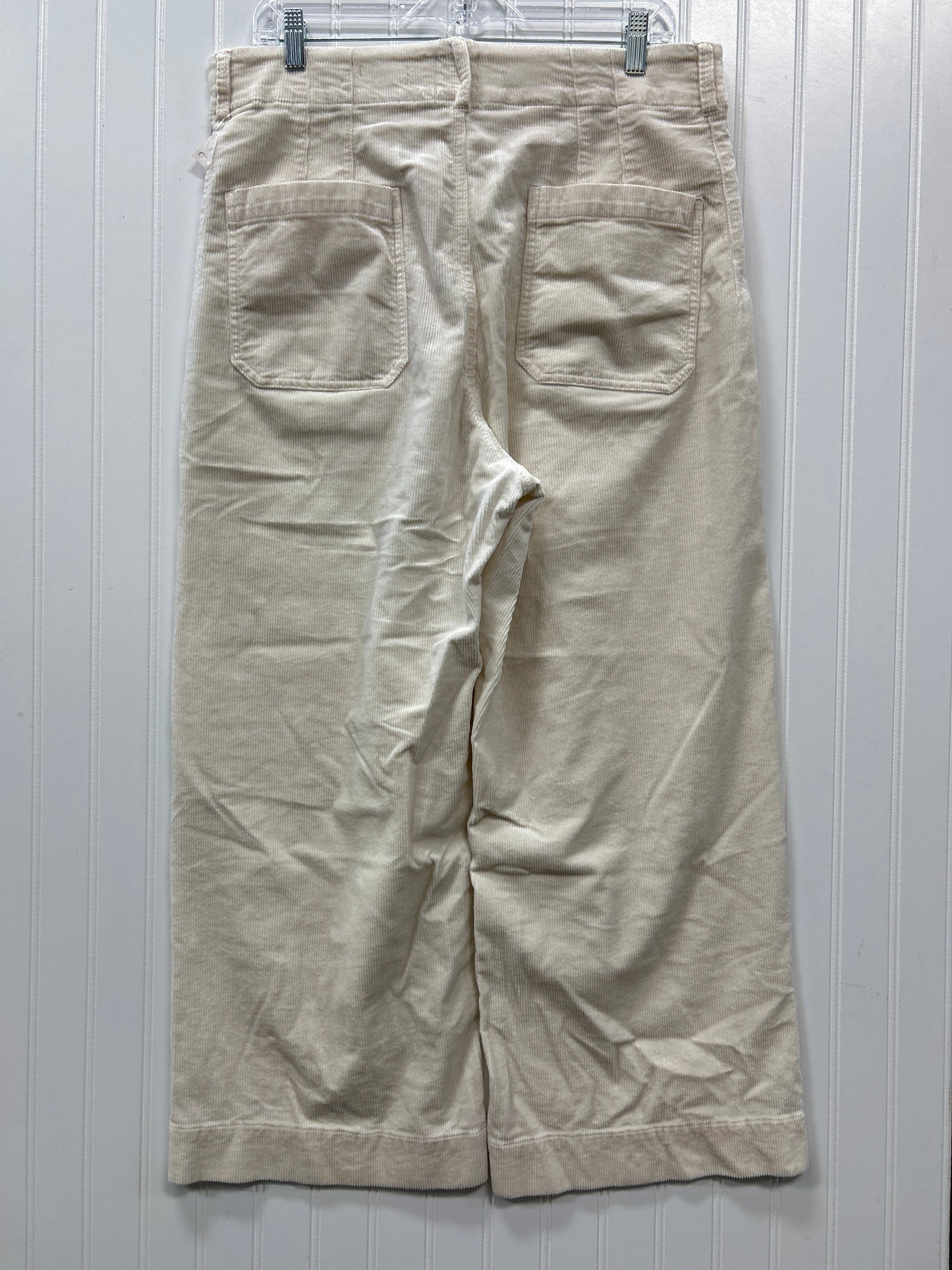 Pants Corduroy By Anthropologie In Cream, Size:Xl