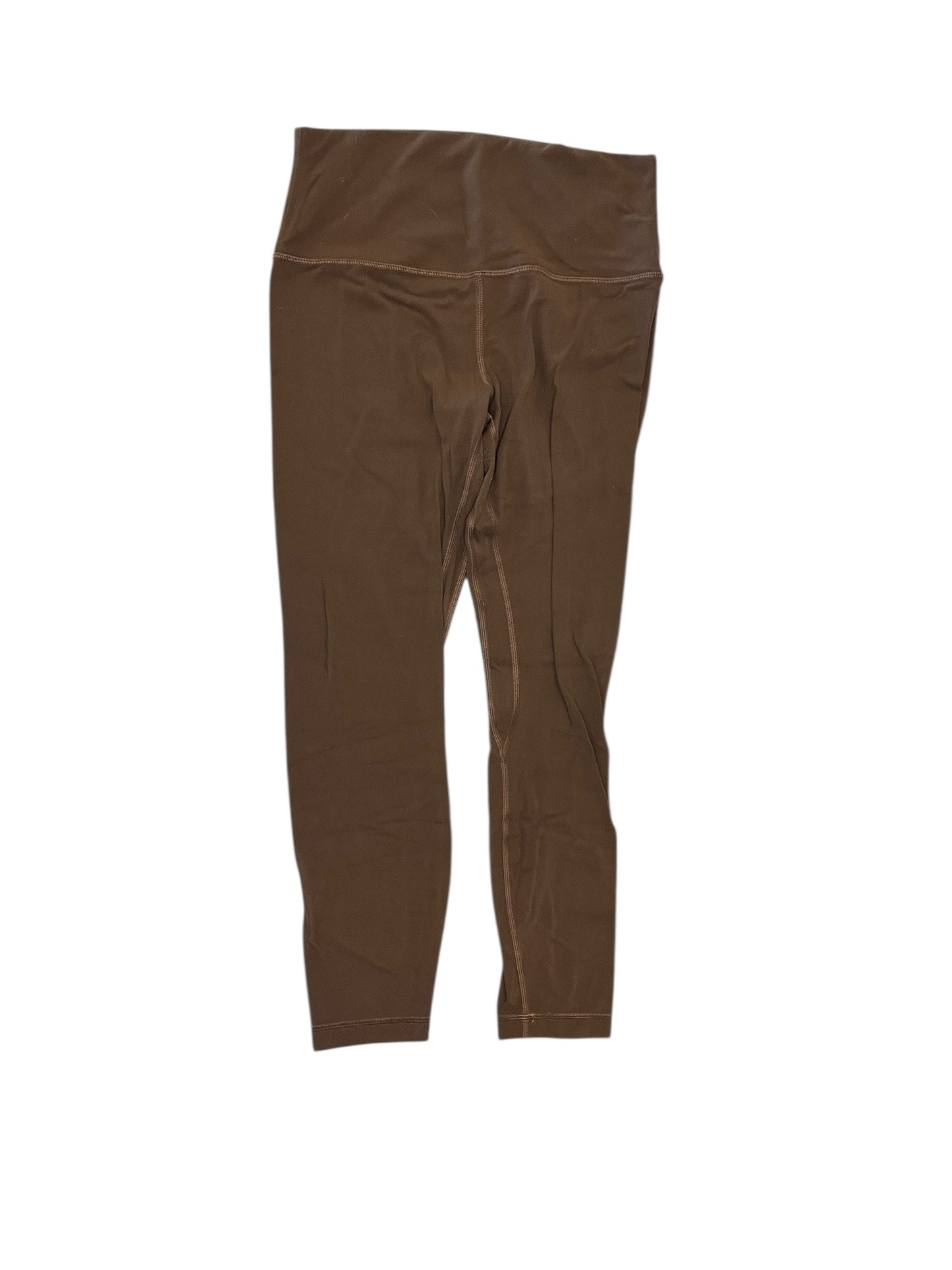 Athletic Leggings By Lululemon In Brown, Size:M
