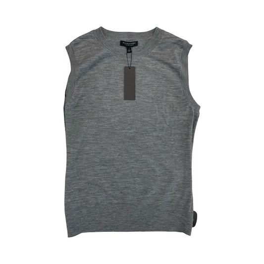 Top Sleeveless By Banana Republic In Grey, Size:S