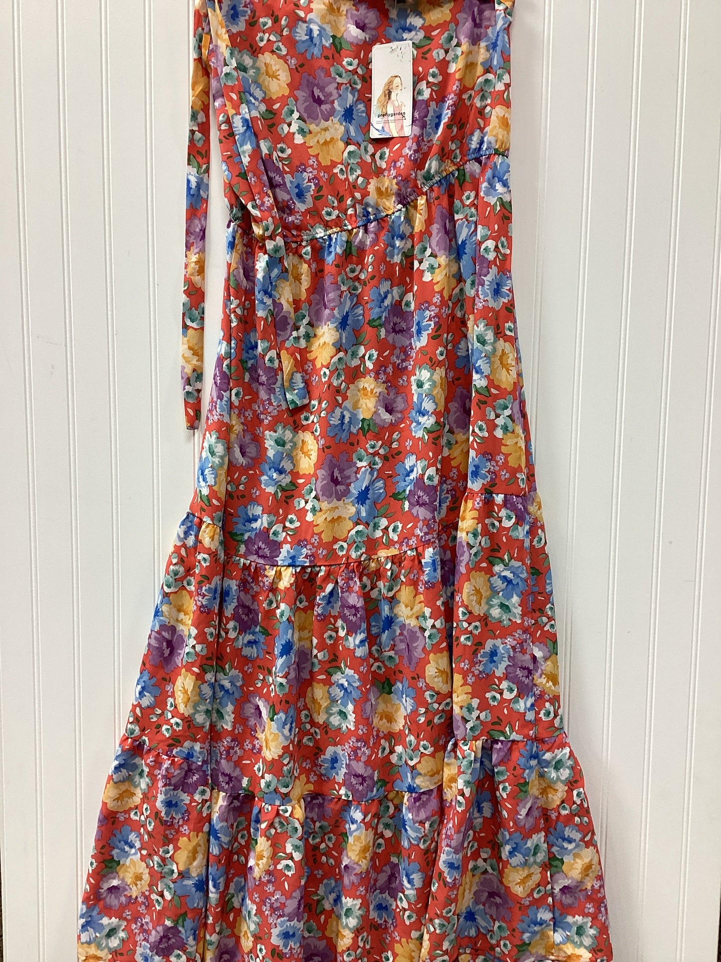Dress Casual Maxi By Prettygarden In Coral, Size:M