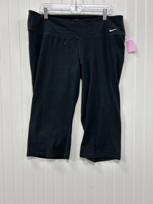 Athletic Capris By Nike Apparel In Black, Size:Xl