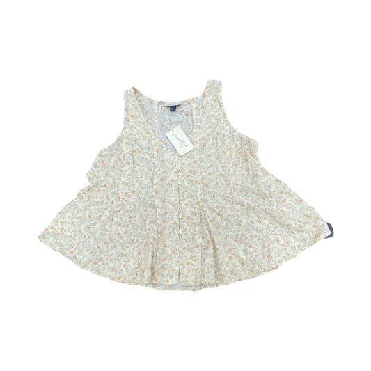 Top Sleeveless By Universal Thread In Floral Print, Size:M