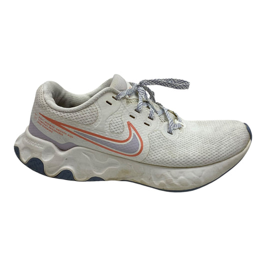 Shoes Athletic By Nike In Cream, Size:9